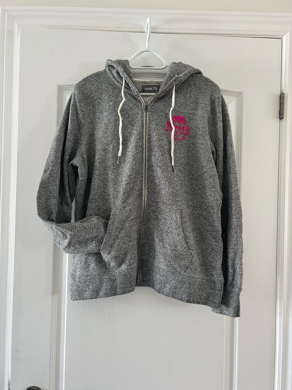 Roots Gray Full-Zip Hoodie Sweater